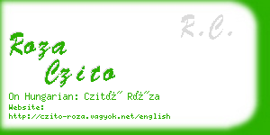 roza czito business card